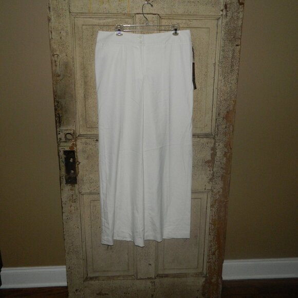 White House Black Market Pants - WHBM Contour 12R Wide Leg Lined Pants Womens Size 12 (B-19)